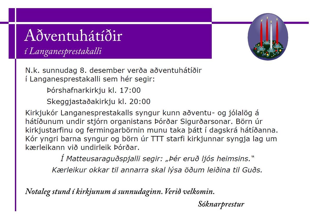 aðventuhátíðir